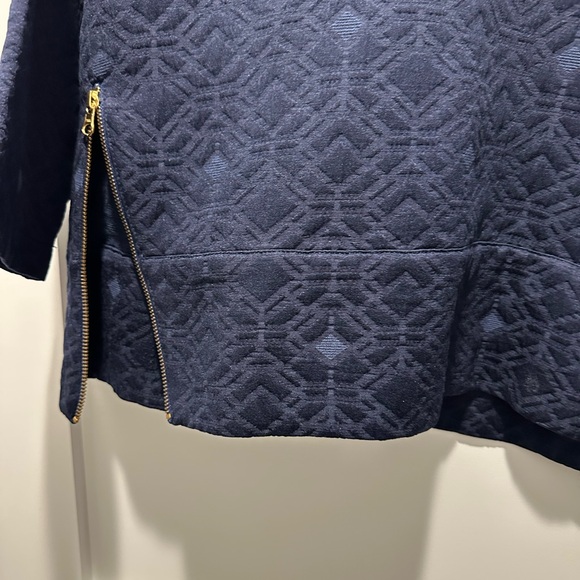 Navy Quilted Top with Zipper Accents from J.Crew - Picture 4 of 5